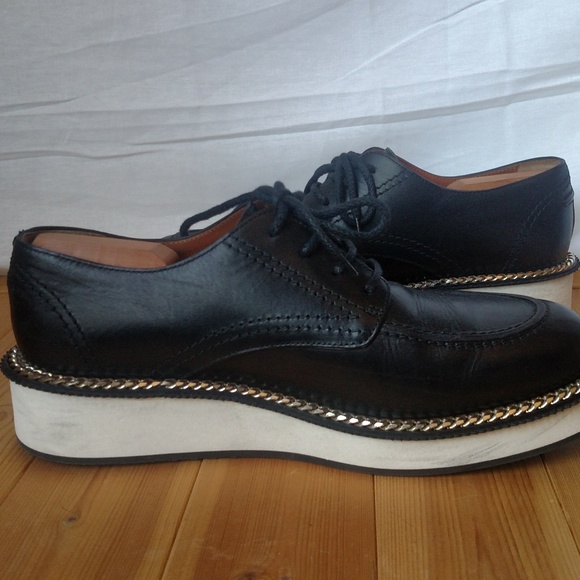 Men's GIVENCHY Black Rottweiler Leather Platforms - Picture 6 of 8